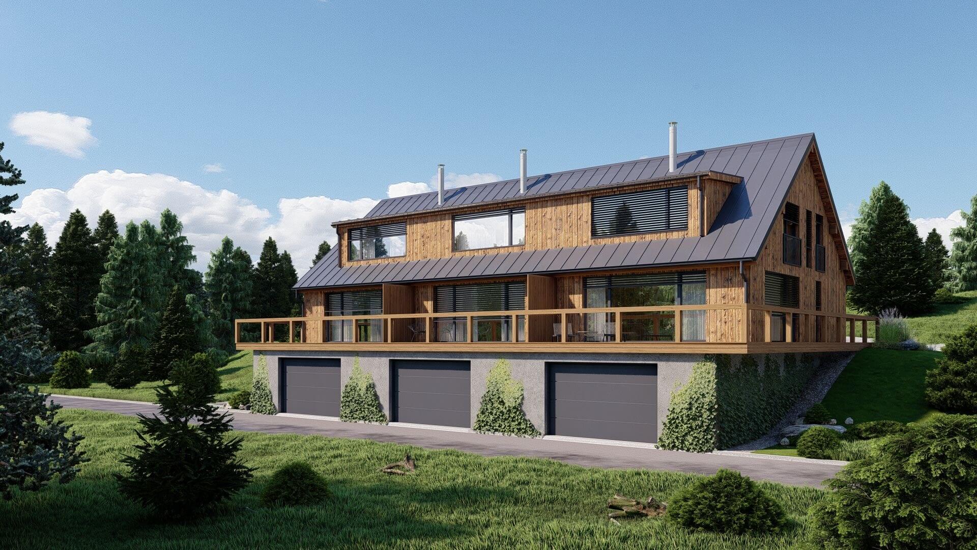 Apartmánový projekt Horní Lipová v Jeseníkách