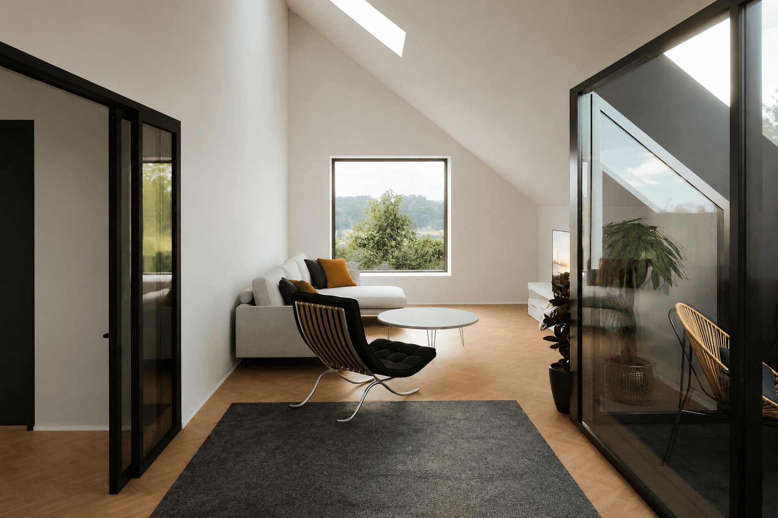 Apartmánový dům Velká Morava – obytný prostor v podkroví